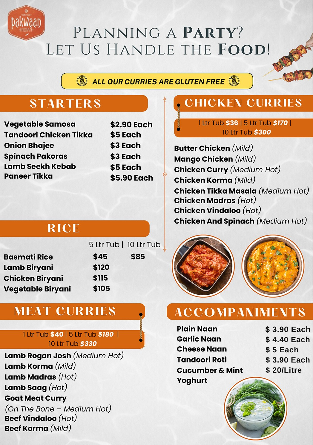 Pakwaan Menu and Price